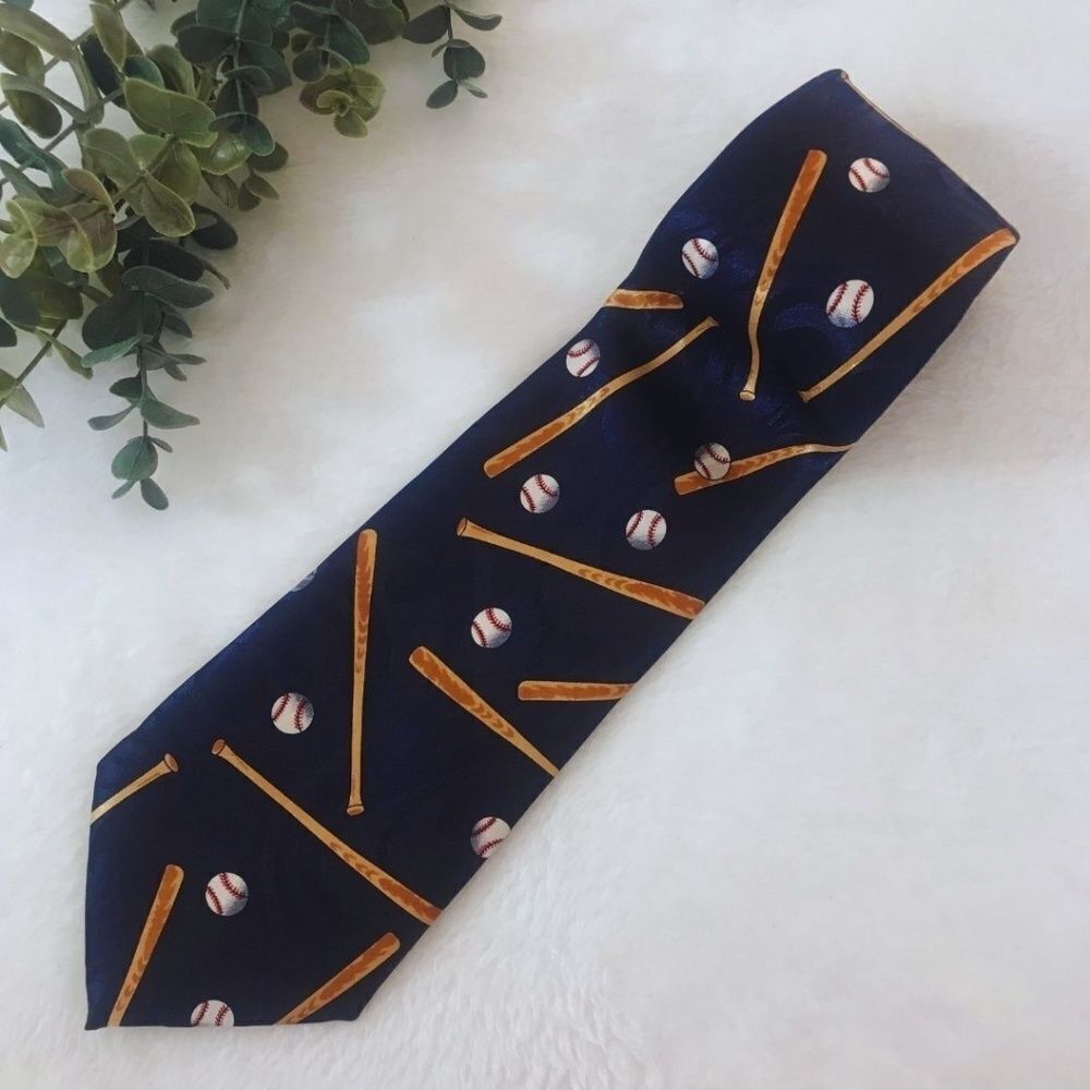‎Steven Harris mens baseball print tie